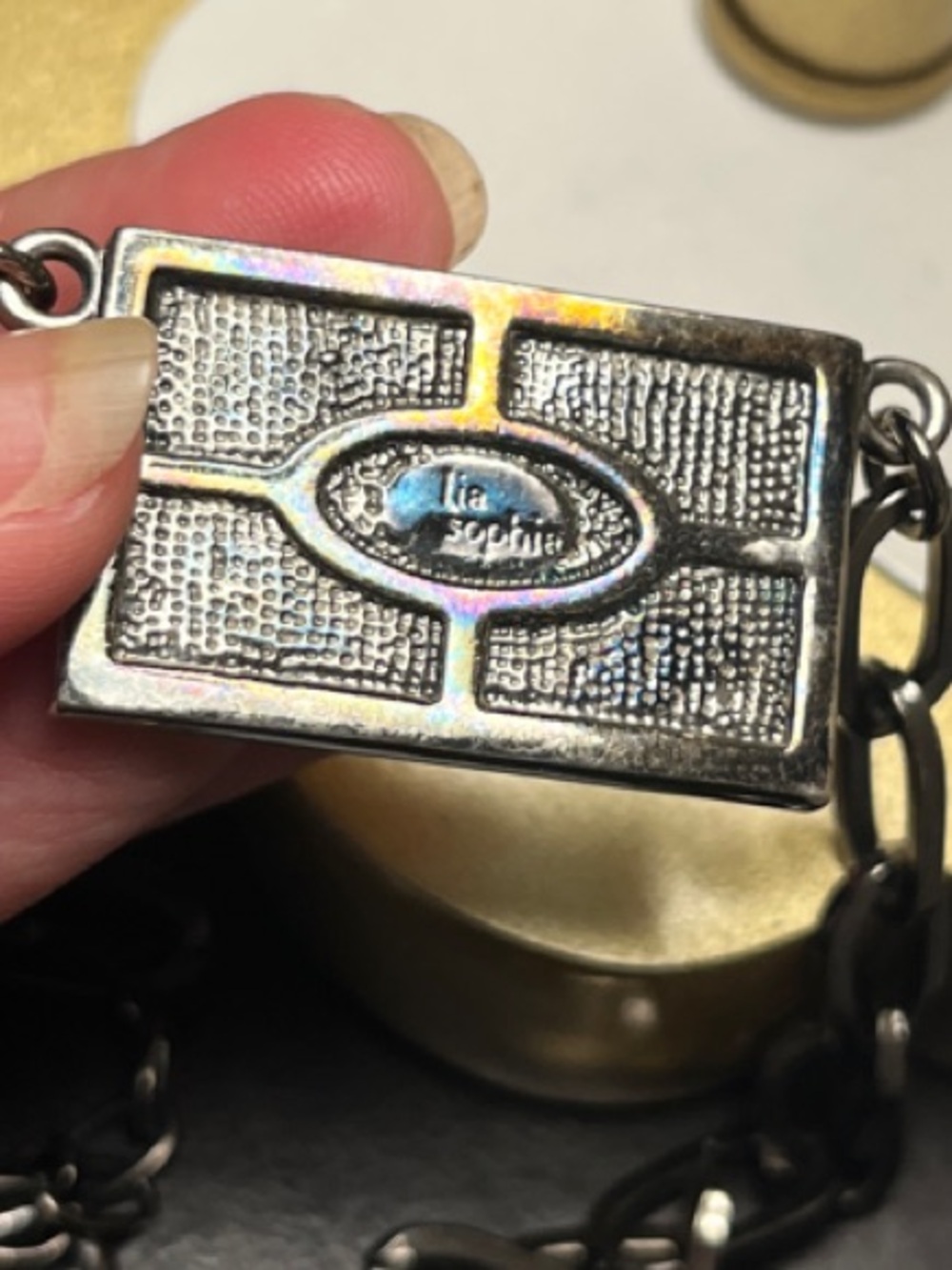 Lia Sophia "Prisma" Necklace choker EUC - Picture 7 of 8